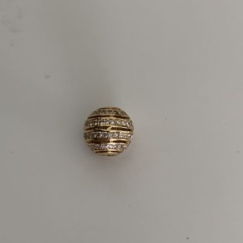 Micro Pave Metall-Perlen